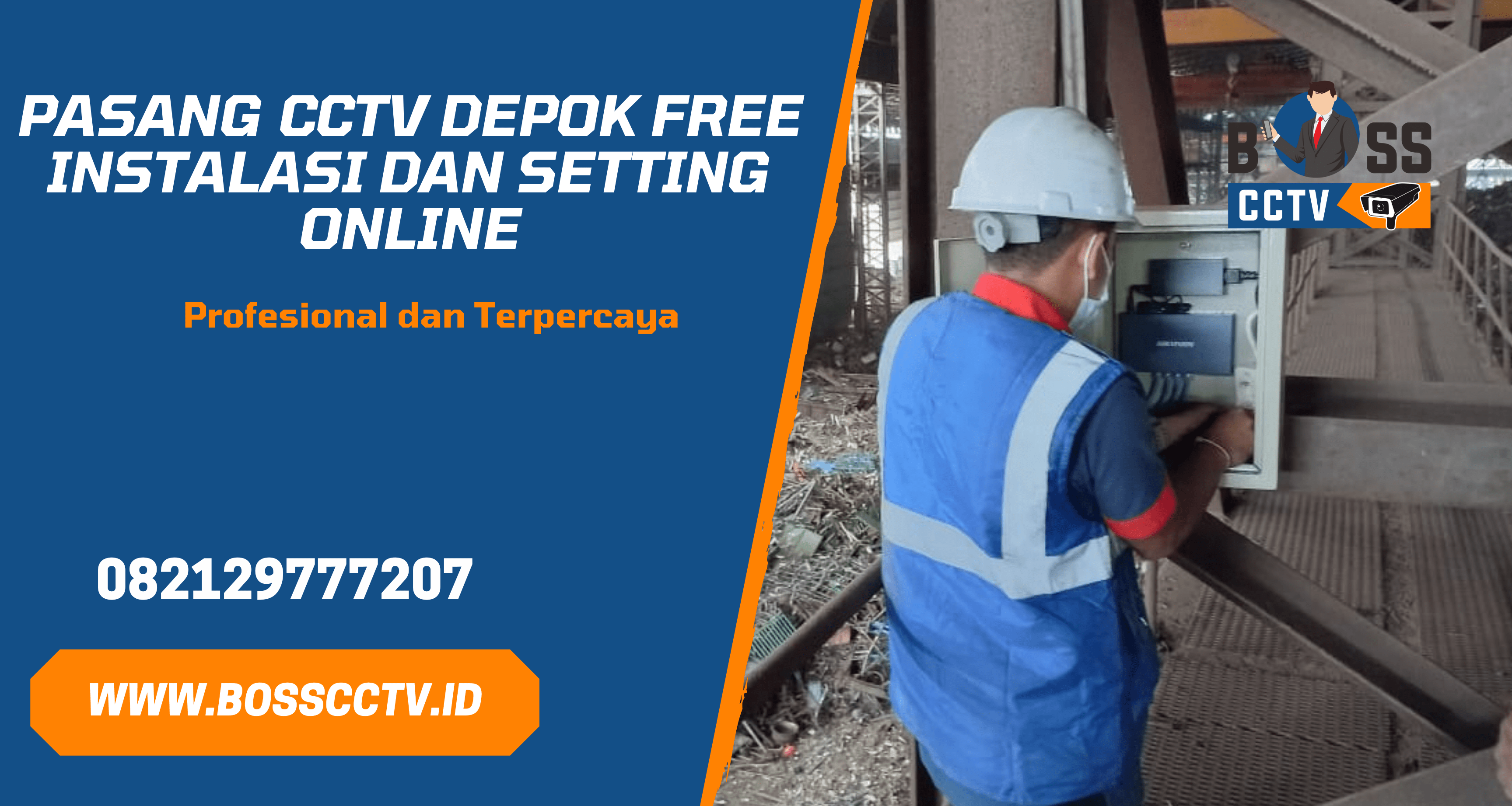 Pasang CCTV Depok Free Instalasi dan Setting Online