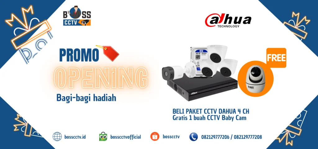Paket CCTV Murah 2021 Free Instalasi dan Setting Online