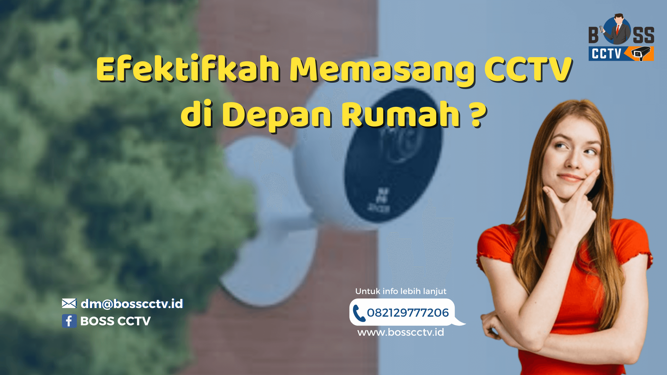 Efektifkah Memasang Kamera CCTV di Depan Rumah ?