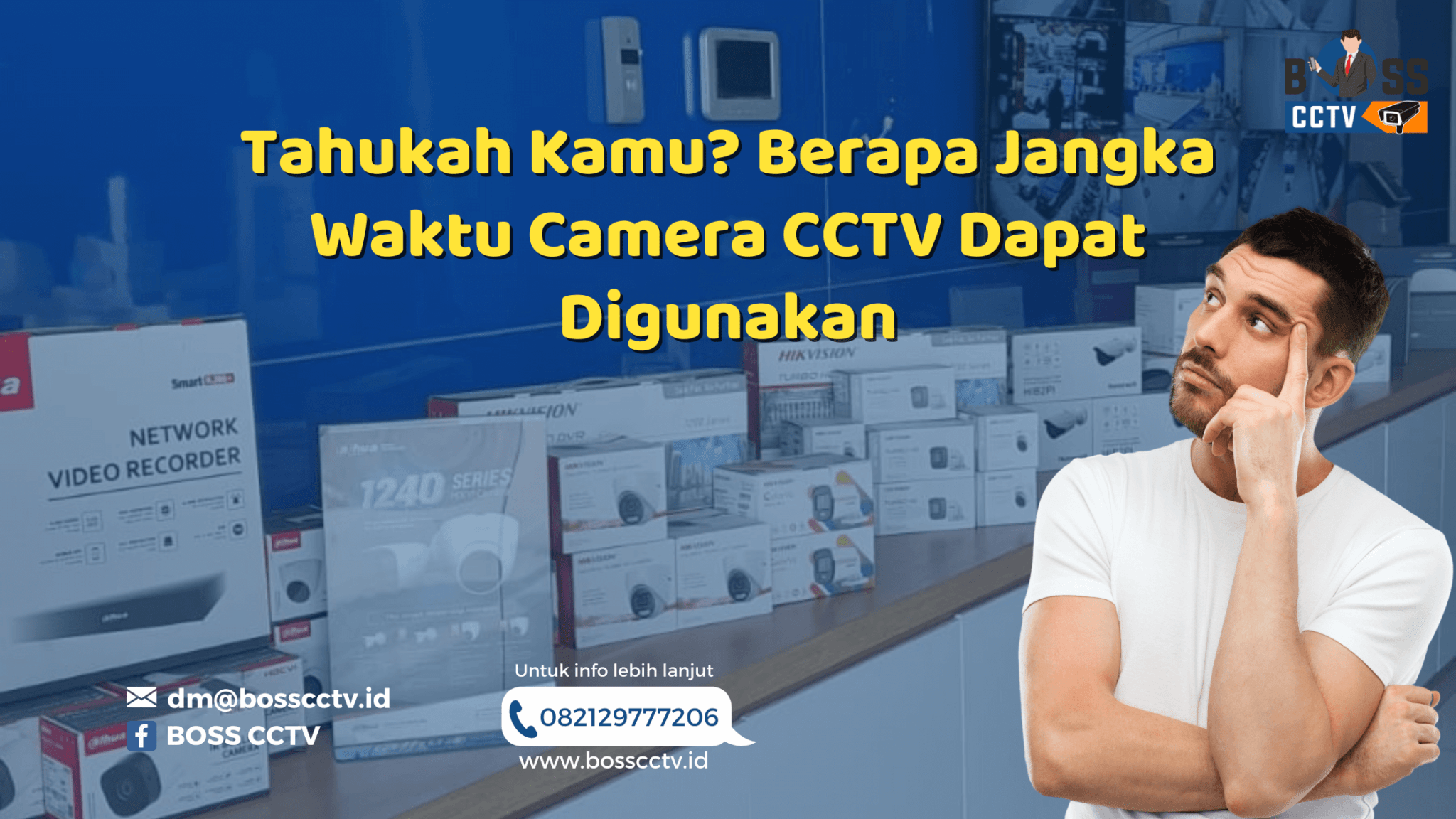 Tahukah Kamu? Berapa Jangka Waktu Camera CCTV Dapat Digunakan