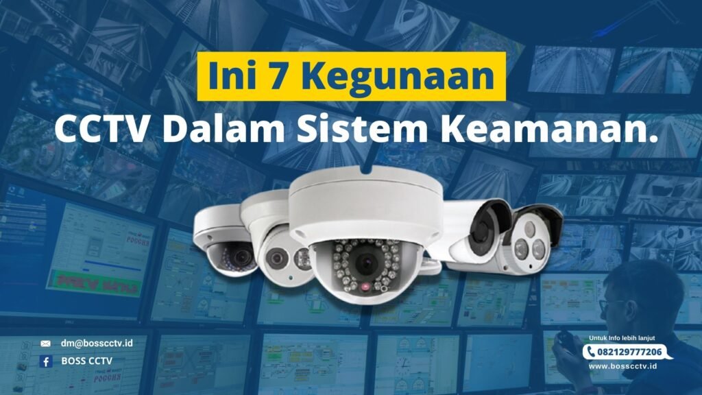 Ini 7kegunaan CCTV dalam sistem keamanan
