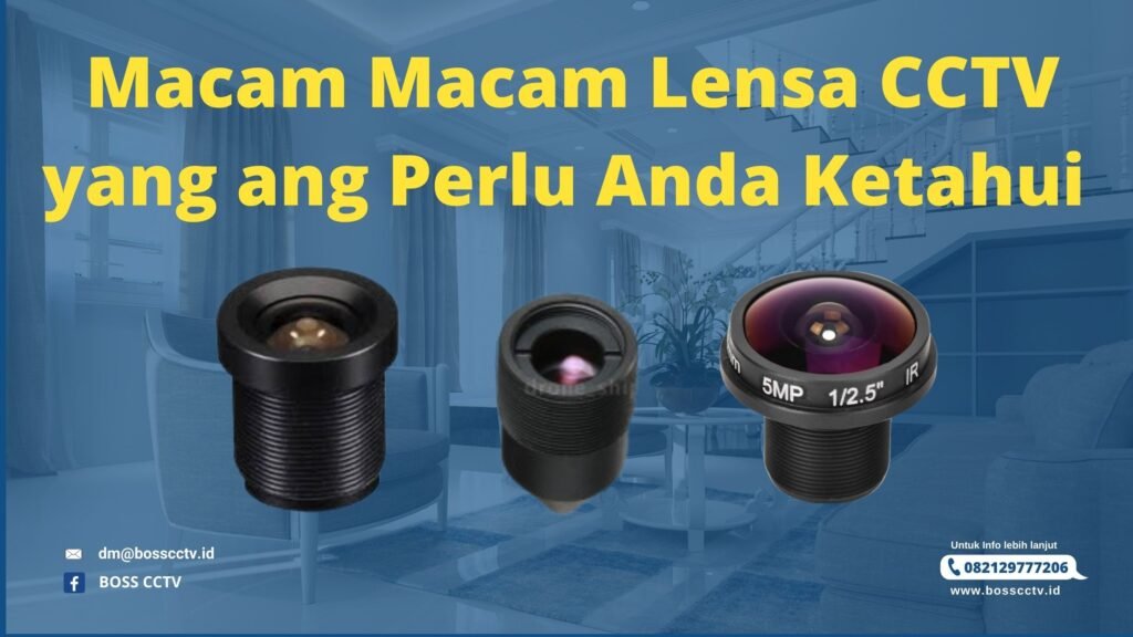 Macam-macam Lensa CCTV yang Perlu Anda Ketahui