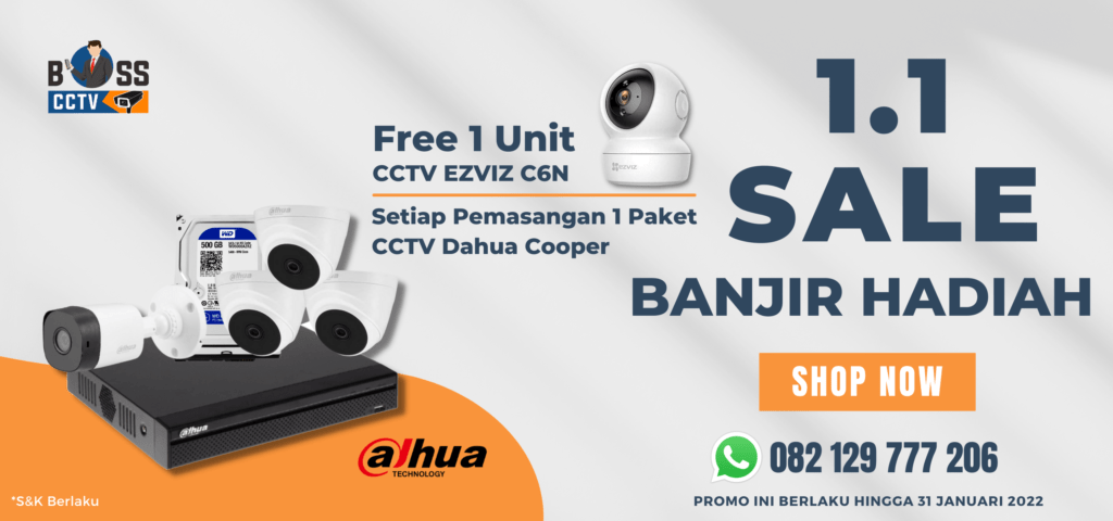 PROMO BANJIR HADIAH! Pasang CCTV FREE CCTV Wireless! Harga Mulai dari 2 Jutaan!