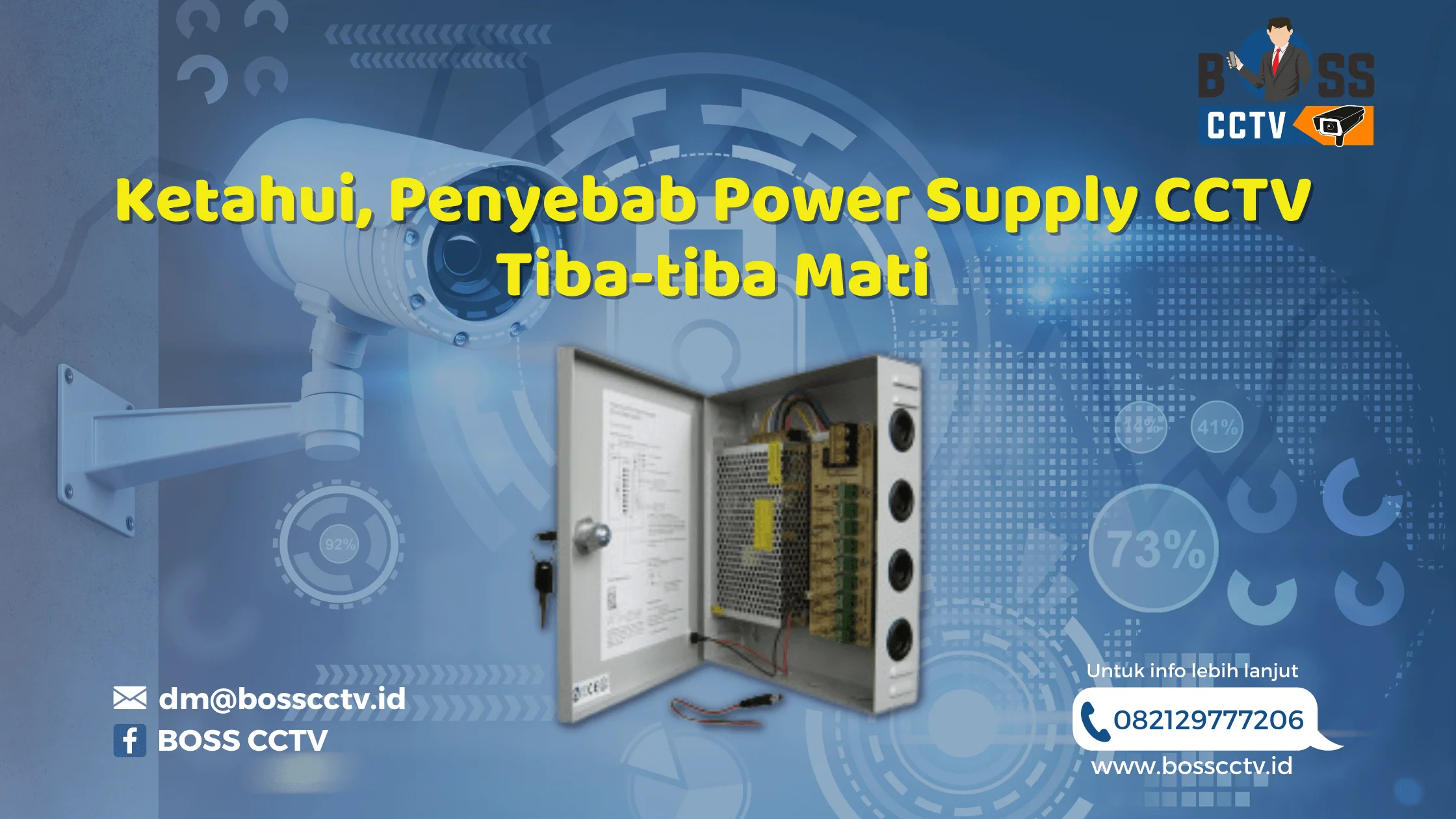 Ketahui, Penyebab Power Supply CCTV Tiba-tiba Mati