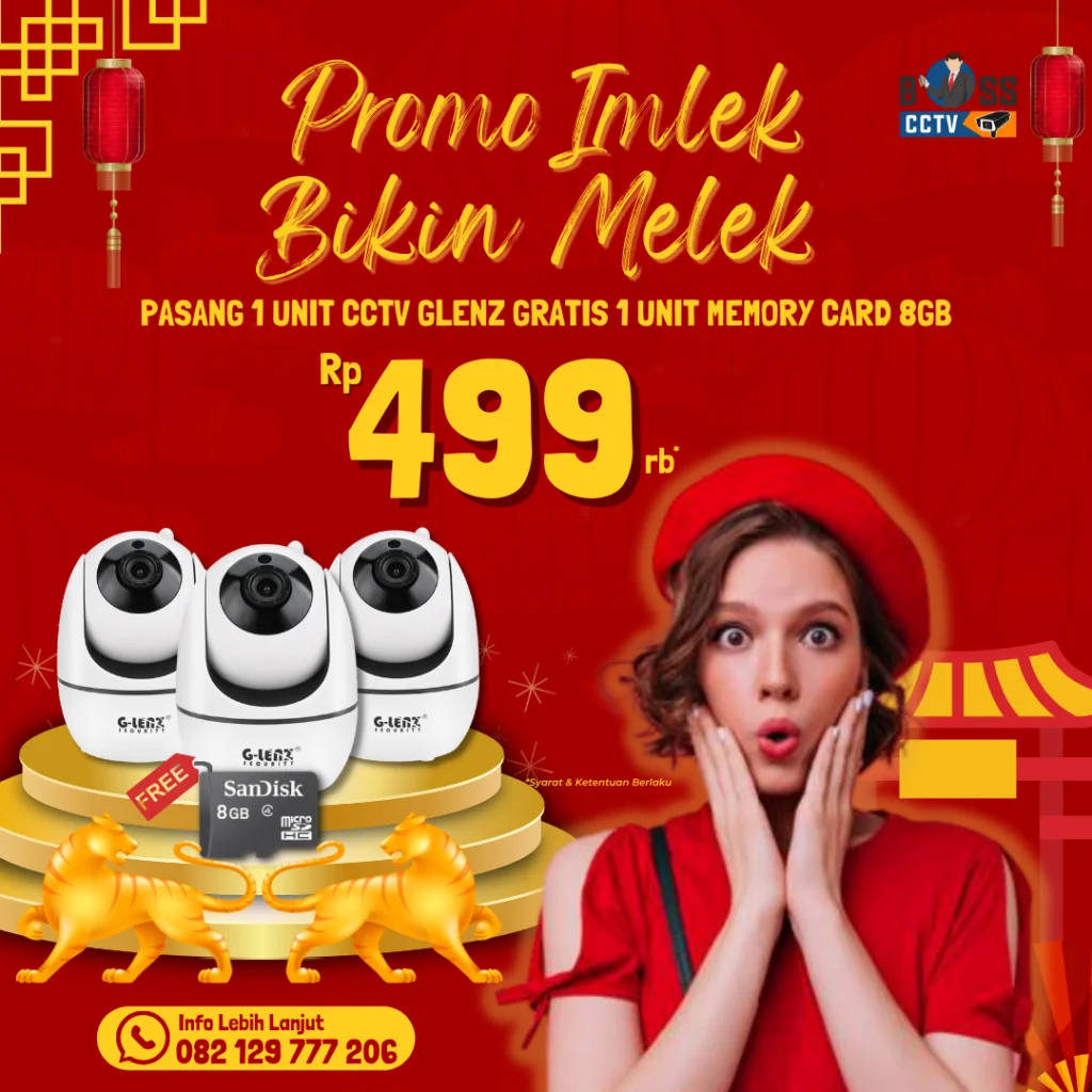PROMO IMLEK BIKIN MELEK! PASANG CCTV CUMA 499 RIBUAN! FREE SETTING DAN INSTALASI!!!