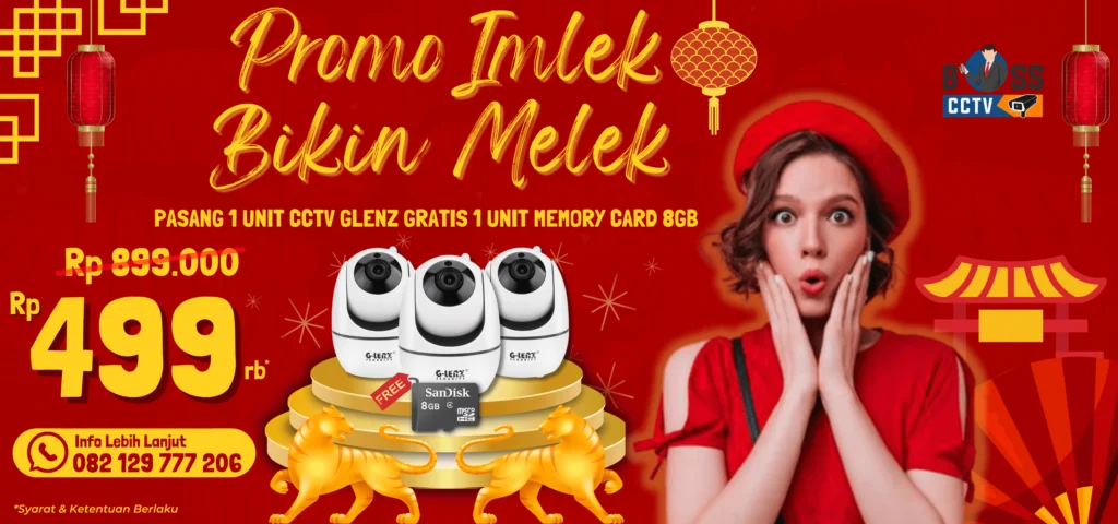 PROMO IMLEK BIKIN MELEK! PASANG CCTV CUMA 499 RIBUAN! FREE SETTING DAN INSTALASI!!!