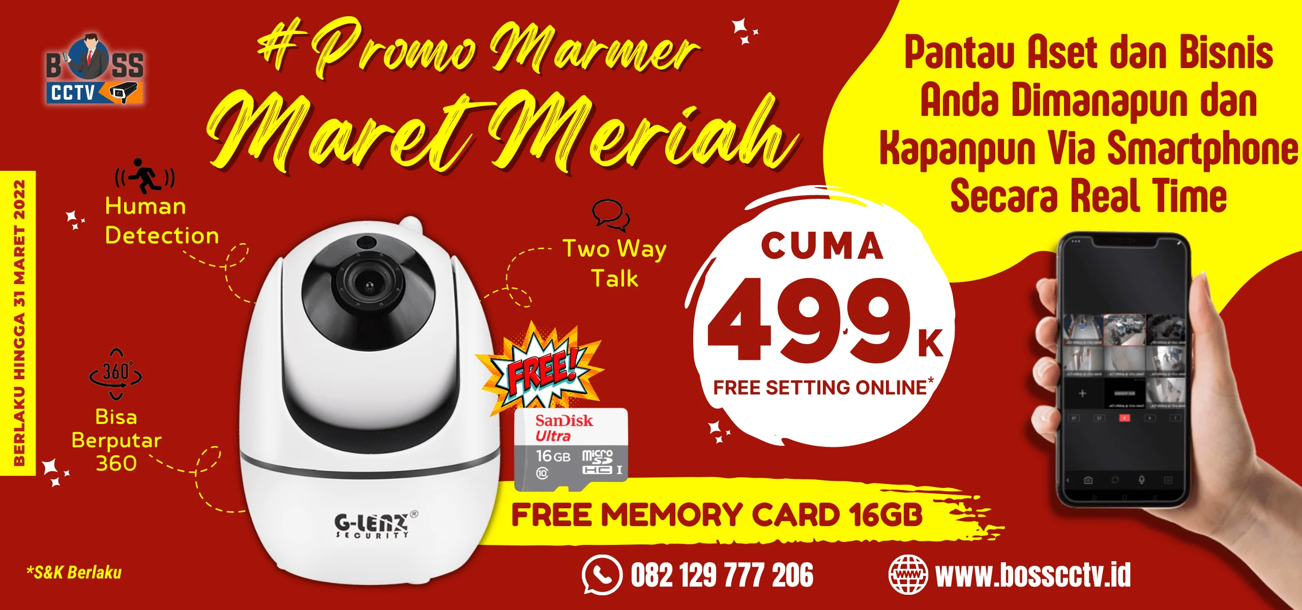 MARET MERIAAH! CCTV CUMA 400 RIBUAN! FREE SETTING ONLINE