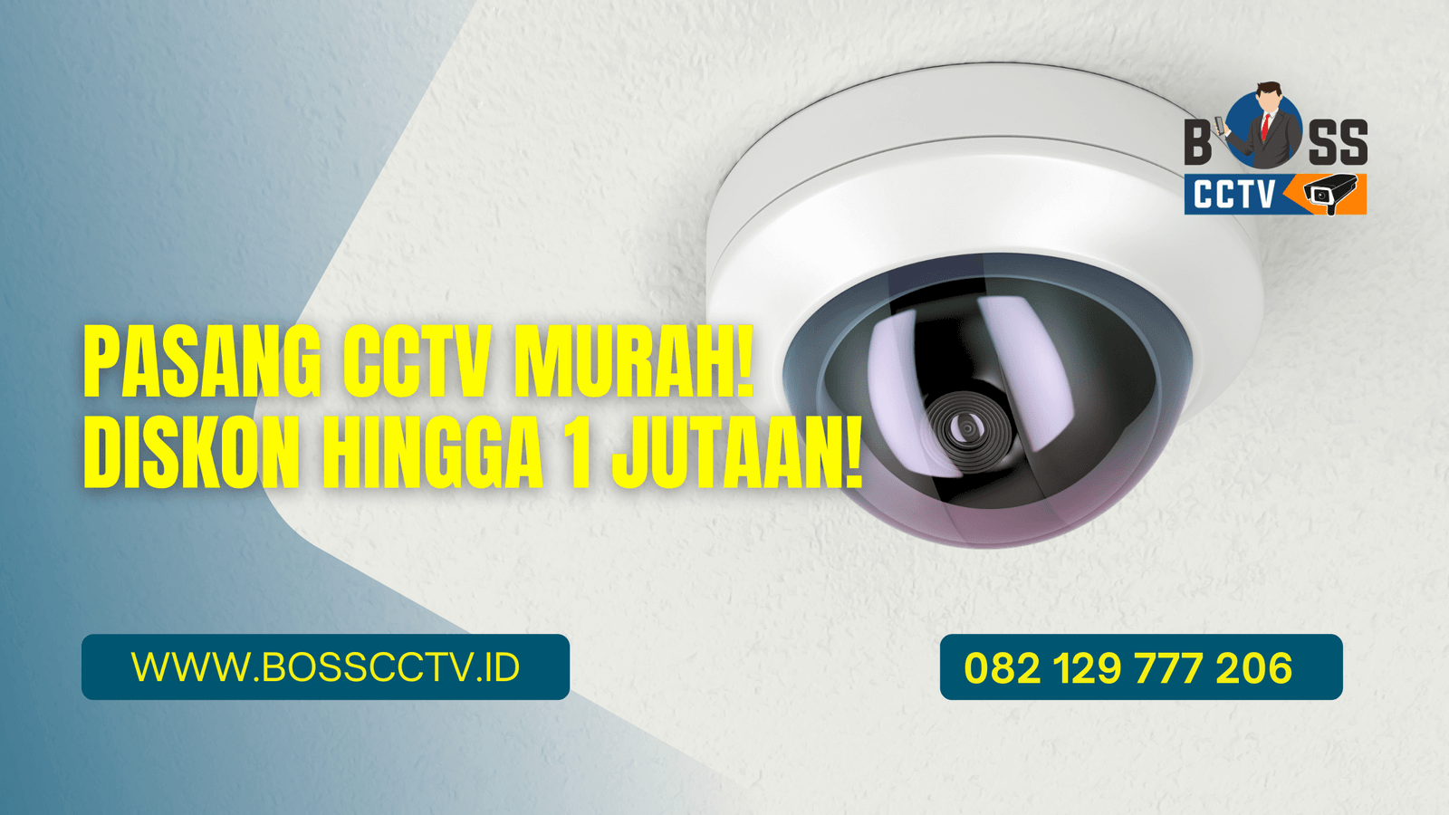 Pasang CCTV Murah! Diskon Hingga 1 Jutaan