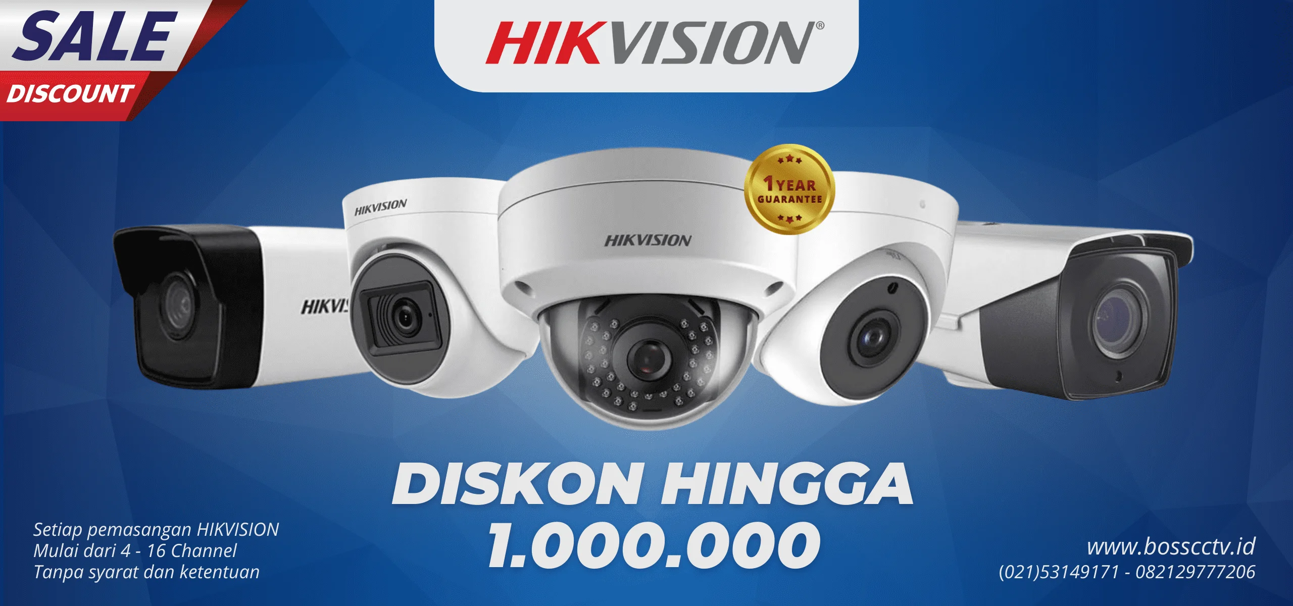 paket cctv hikvision