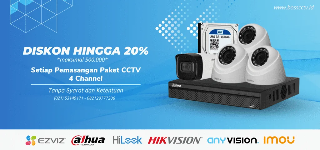 paket cctv 4 kamera