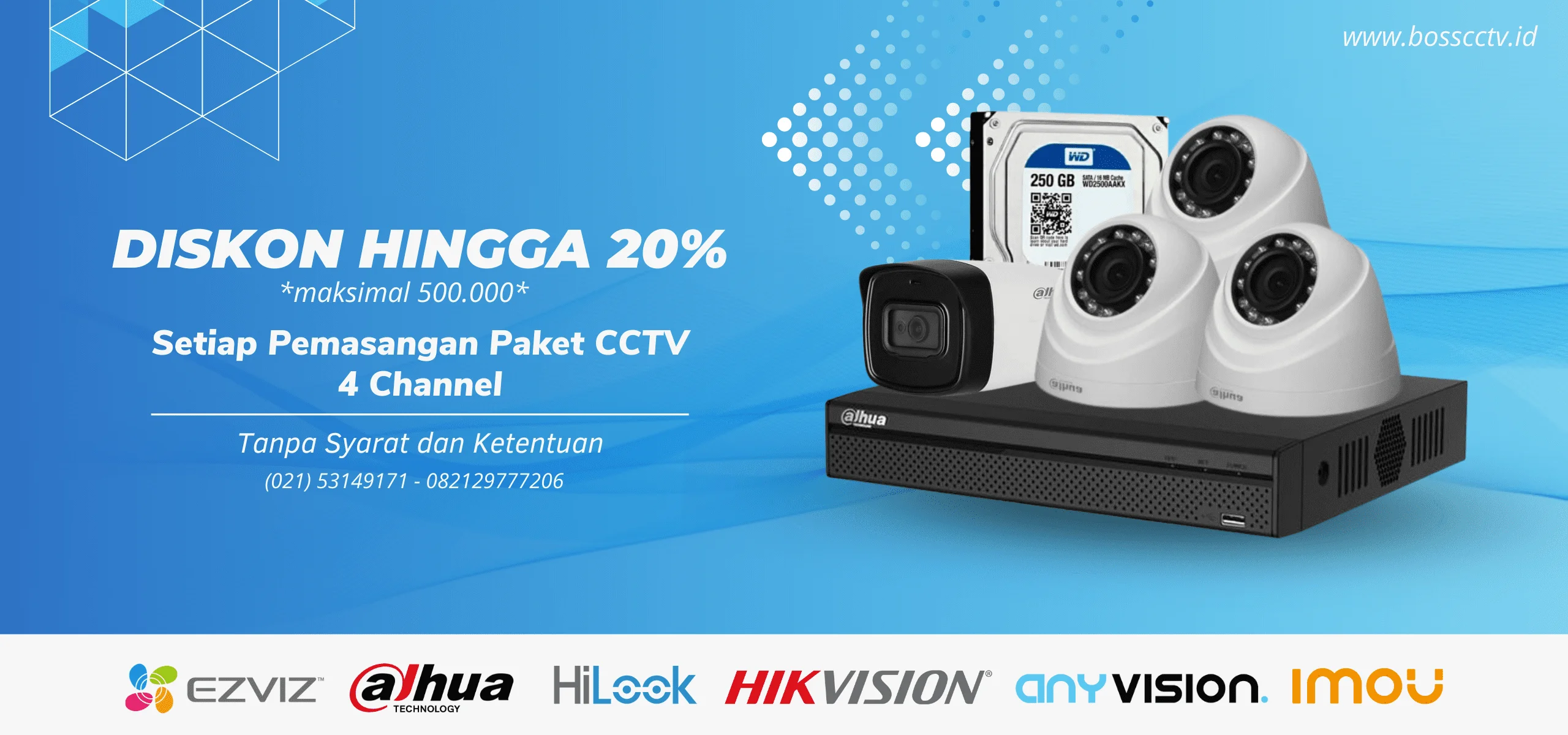 harga cctv 4 kamera