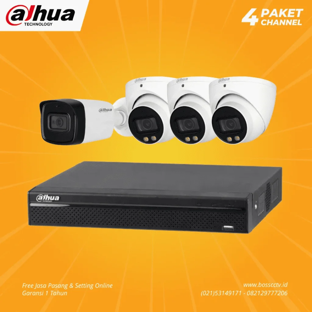 cctv dahua 4 channel