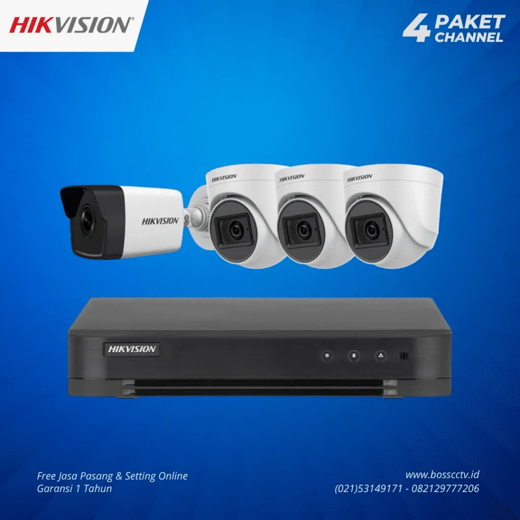 cctv hikvision 4 channel