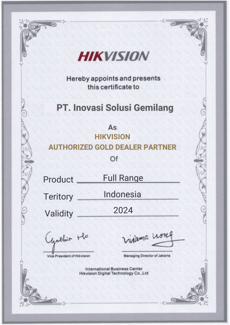 Hikvision sertifikat